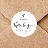 ほんとうにありがとうミニマル結婚主義者の好意 ラウンドシール