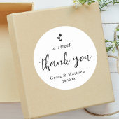 ほんとうにありがとうミニマル結婚主義者の好意 ラウンドシール