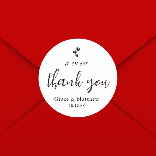 ほんとうにありがとうミニマル結婚主義者の好意 ラウンドシール