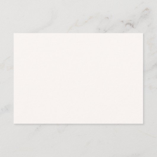 ほんのりとした水彩花のウェディングレセプションの詳細 エンクロージャーカード (裏面)