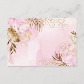 ほんのりトロピカルサファリベイビーシャワーディーパーラッフル エンクロージャーカード (裏面)