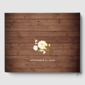 ほんのりバラの木製ランタン ウェディングシャワー ゲストブック (裏面)