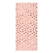 ほんのりピンクとローズゴールドのグリッター美容サロンサービス ラックカード (裏面)