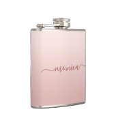 ほんのりピンクのオンブレエレガントシグネチャー フラスク (右)