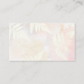 ほんのりピンクのカボチャの赤ちゃんのシャワー本 エンクロージャーカード (裏面)