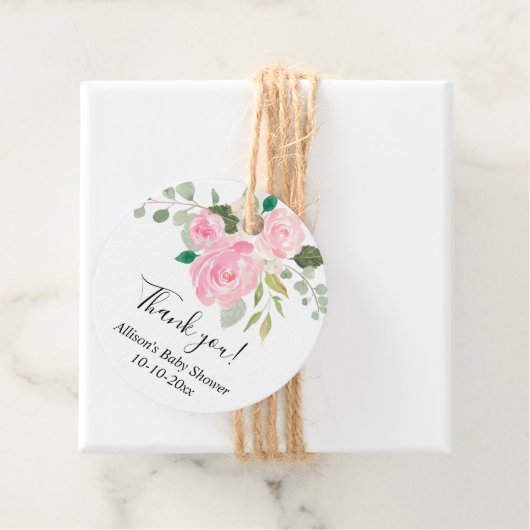 ほんのりピンクのグリーン 夏 春の花 フェイバータグ (インサイチュ)