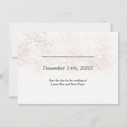 ほんのりフッシュ Save The Date セーブザデート (裏面)