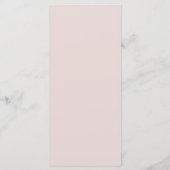 ほんのり色づく若芽のメニューカード メニュー (裏面)