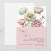 ほんのり花ピオンの招待状 招待状 (正面/裏面)