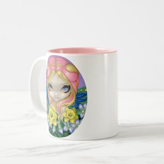 "ほんの僅か春"のマグ ツートーンマグカップ (正面左)