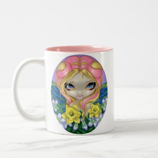 "ほんの僅か春"のマグ ツートーンマグカップ (左)