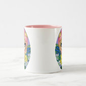 "ほんの僅か春"のマグ ツートーンマグカップ (中央)