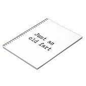 ほんの古いファルト ノートブック (左側)