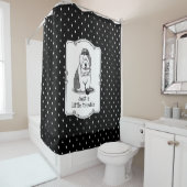 ほんの少しのトラブル古い英語シェプドッググレー1 シャワーカーテン (インサイチュ)