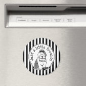ほんの少しのトラブル古い英語シェプドッググレー1 マグネット (インサイチュ (食洗機))