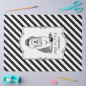 ほんの少しのトラブル古い英語シェプドッググレー1 薄葉紙 (クラフト)