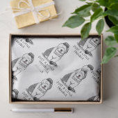 ほんの少しのトラブル古い英語シェプドッググレー1 薄葉紙 (ギフト)