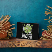 ほんの少しのピンチナースセントパトリックの日アイルランド フォトプラーク (側面)