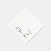 ほんの少しのプレ花嫁パーティー スタンダードカクテルナプキン (角)