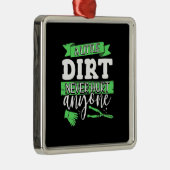 ほんの少しの汚れでも誰も傷つけない メタルオーナメント (右)