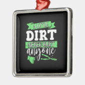 ほんの少しの汚れでも誰も傷つけない メタルオーナメント (左)