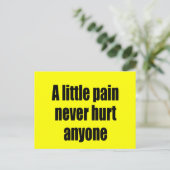 ほんの少しの痛みは誰も傷つけない ポストカード (スタンド正面)