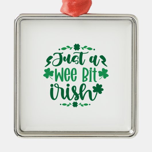 ほんの少しアイルランド語 メタルオーナメント (正面)