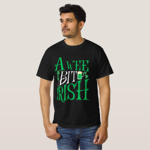 ほんの少しアイルランド語 – 聖パトリックの日 Tシャツ