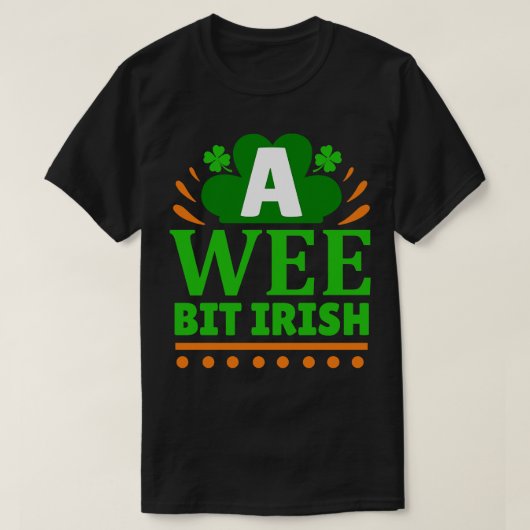 ほんの少しアイルランド語 Tシャツ (デザイン正面)