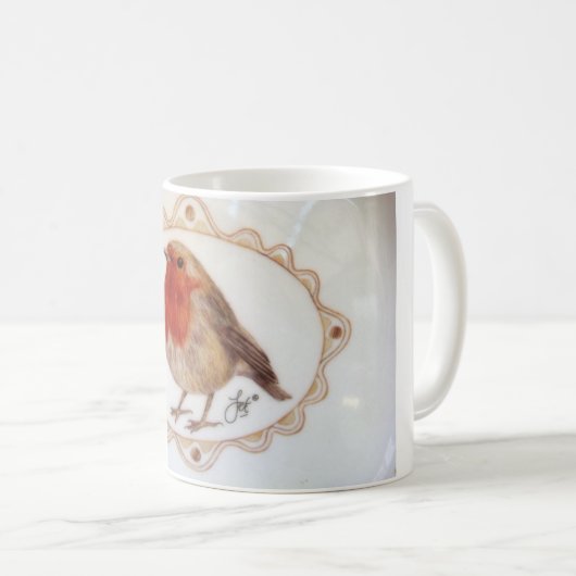 ほんの少しロビンの赤い胸 コーヒーマグカップ (正面右)