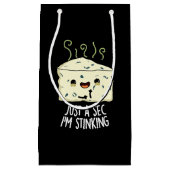 ほんの少し私はチーズプンダークおもしろいBG臭い スモールペーパーバッグ (正面)