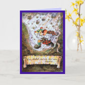 ほんの少し、sleekit、cowran、tim'rous beastieの詩歌カード カード (黄色い花)