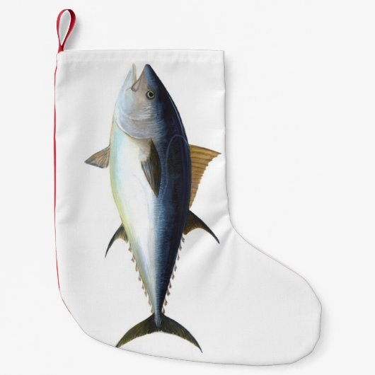 ほんまぐろのイラストレーション スモールクリスマスストッキング (正面)