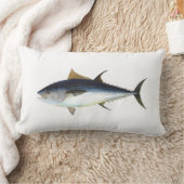 ほんまぐろのイラストレーション ランバークッション (ブランケット)