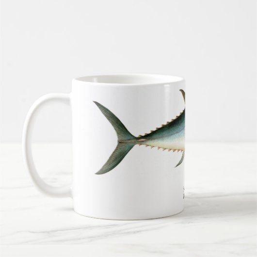 ほんまぐろの魚のコーヒー・マグ コーヒーマグカップ (左)