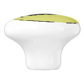 ほ飛んでいるうきに乗った魔女、満月のハロウィーン セラミックノブ (側面)