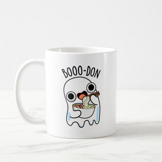 ぼうどん面白いゴーストうどんパン コーヒーマグカップ (左)