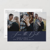 ぼうほモダンの書数々の画-日付を救う 案内ポストカード (正面/裏面)