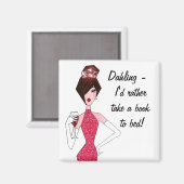 「ぼうや、本をベッドに持って行きたいの!」 マグネット (正面/裏面)