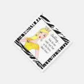 「ぼうや、角をどうやって隠すんだ？」 スタンダードカクテルナプキン (角)