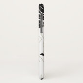 ぼかしパーソナライズされたと木目の背景パターン Case-Mate iPhoneケース (裏面/左)