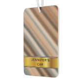 ぼかし素朴インスパイアストライプのパターンと名前 カーエアーフレッシュナー (左)