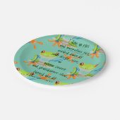 「ぼくがハエを食べてる!」 ペーパープレート (アングル)