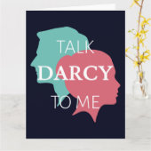 ぼくにダーシーを話す カード (黄色い花)