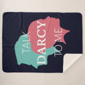 ぼくにダーシーを話す シェルパブランケット (正面(横))