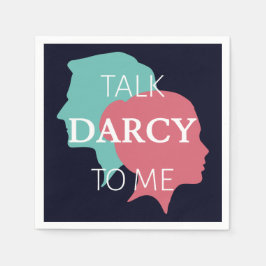 ぼくにダーシーを話す スタンダードカクテルナプキン