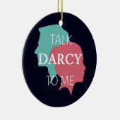 ぼくにダーシーを話す セラミックオーナメント (右)