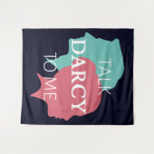 ぼくにダーシーを話す タペストリー (正面(横))