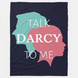 ぼくにダーシーを話す フリースブランケット