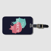 ぼくにダーシーを話す ラゲッジタグ (正面横)